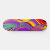 De Abstracte 3D Rainbowart Skateboard (Horizontaal)