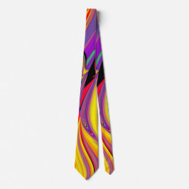 De Abstracte 3D Rainbowart Stropdas