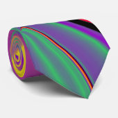 De Abstracte 3D Rainbowart Stropdas (Opgerold)