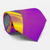 De Abstracte 3D Rainbowart Stropdas (Opgerold)