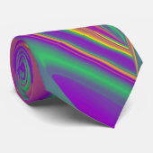De Abstracte 3D Rainbowart Stropdas (Opgerold)