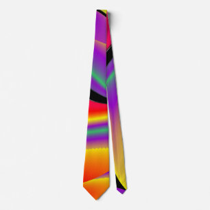 De Abstracte 3D Rainbowart Stropdas