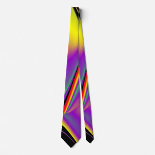 De Abstracte 3D Rainbowart Stropdas