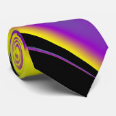 De Abstracte 3D Rainbowart Stropdas (Opgerold)