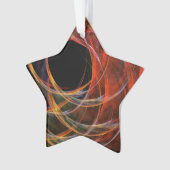 De Abstracte Art Acrylster breken Ornament (voorkant)