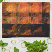 De Abstracte Art Kitchen Towel aan de muur Theedoek (Gevouwen)