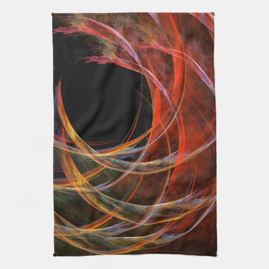 De Abstracte Art Kitchen Towel breken Theedoek (Verticaal)