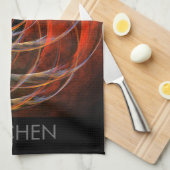 De Abstracte Art Kitchen Towel breken Theedoek (Quarter Fold)