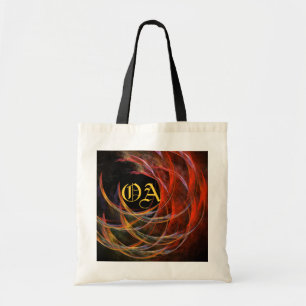 De Abstracte Art Monogram Bag breken Tote Bag