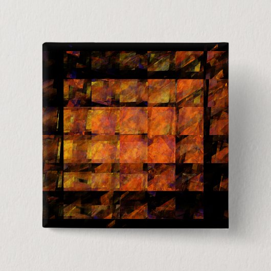 De Abstracte Button voor de muur (vierkant) (Voorkant)