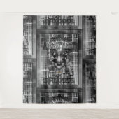 De Abstracte Digitale Kunst van de Bouwer Architec Wandkleed (Voorkant)