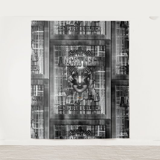 De Abstracte Digitale Kunst van de Bouwer Architec Wandkleed (Voorkant)