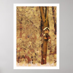 De abstracte Druk van het Poster van het Kunstwerk