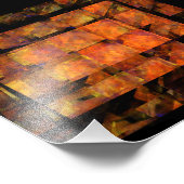 De Abstracte foto van de Kunst van de muur drukt Foto Afdruk (Hoek)