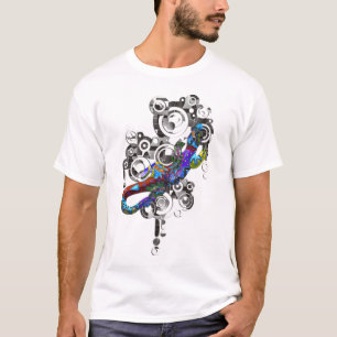 De abstracte Gekko van BALI T-shirt