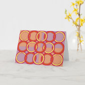 De abstracte Kaart van het Ontwerp van de Cirkel (Gele Bloem)