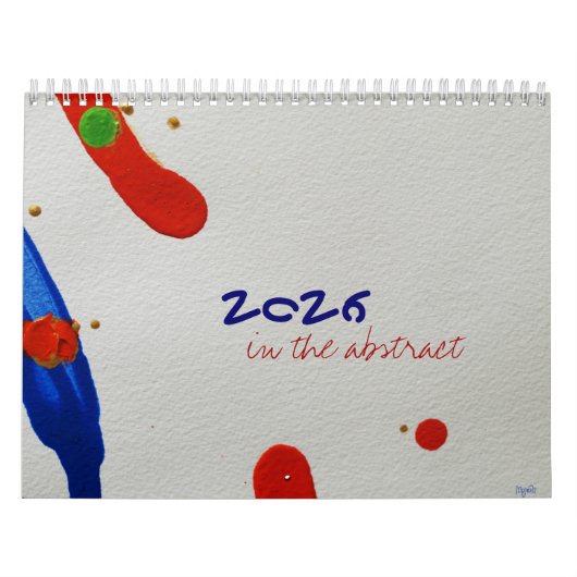 De Abstracte kalender 2026 (Hoes)