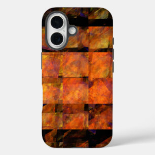 De Abstracte kunst aan de muur iPhone 16 Hoesje