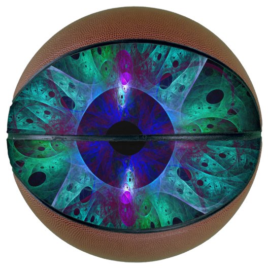 De Abstracte kunst van het oog Basketbal (Voorkant)