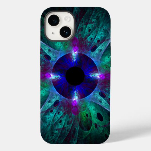 De Abstracte kunst van het oog Case-Mate iPhone Case (Achterkant)