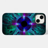 De Abstracte kunst van het oog Case-Mate iPhone Case (Achterkant (horizontaal))