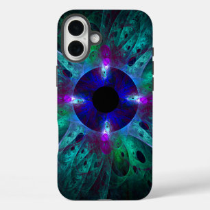 De Abstracte kunst van het oog iPhone 16 Plus Hoesje