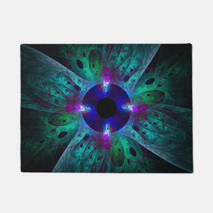 De Abstracte kunst van het oog Deurmat