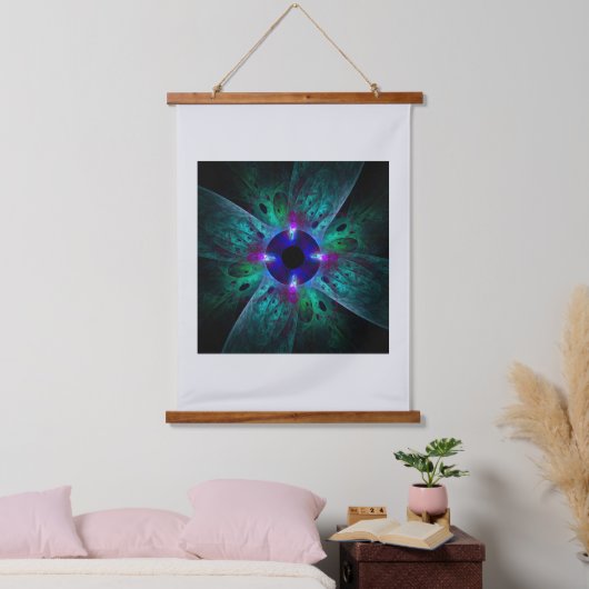 De Abstracte kunst van het oog Hangend Wandkleed (Slaapkamer)