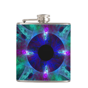 De Abstracte kunst van het oog Heupfles