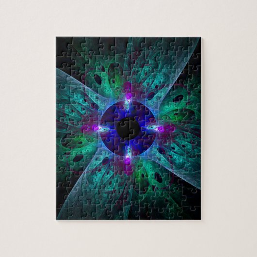 De Abstracte kunst van het oog Legpuzzel (Verticaal)