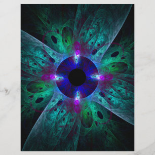 De Abstracte kunst van het oog Letterhead