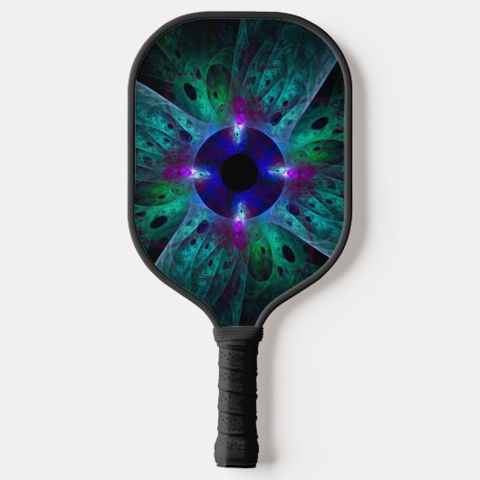 De Abstracte kunst van het oog Pickleball Paddle (Achterkant)