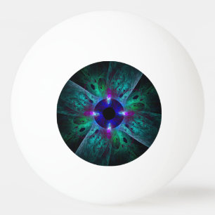 De Abstracte kunst van het oog Pingpongballen