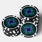 De Abstracte kunst van het oog Poker Chips (Opstapeling)