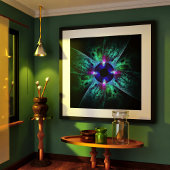 De Abstracte kunst van het oog Poster