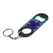 De Abstracte kunst van het oog Sleutelhanger Flessenopener (Voorkant Gekanteld)