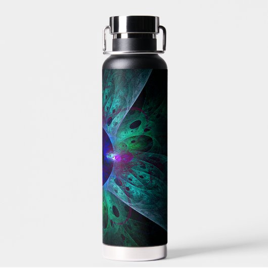 De Abstracte kunst van het oog Waterfles (Achterkant)