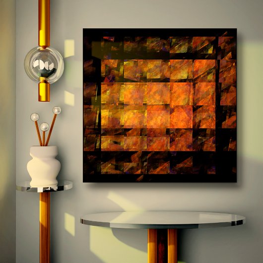 De Abstracte kunstschilderdruk van de muur Canvas Afdruk
