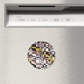De abstracte Magneet van het Patroon (Insitu (Vaatwasser))
