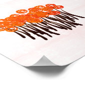 De abstracte Moderne Druk van de Rozen van de Poster (Hoek)