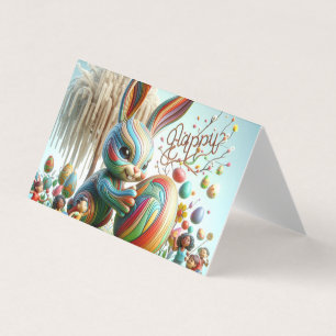 De Abstracte paashaas glimlachte Kaart