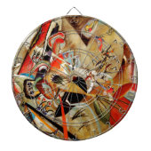 De Abstracte samenstelling van Kandinsky Dartbord (Voorkant)