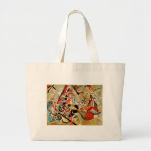 De Abstracte samenstelling van Kandinsky Grote Tote Bag