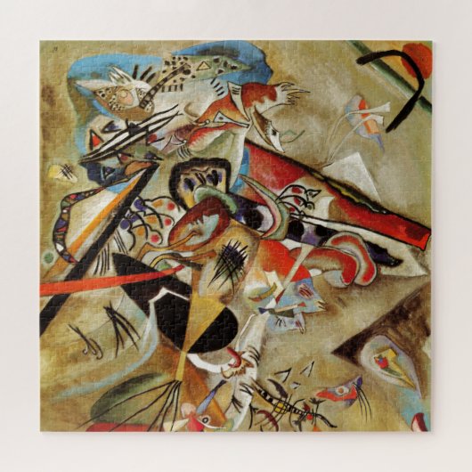 De Abstracte samenstelling van Kandinsky Legpuzzel (Horizontaal)