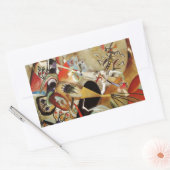 De Abstracte samenstelling van Kandinsky Rechthoekige Sticker (Envelop)