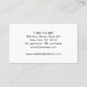 De abstracte textuur van de Slagen van de Borstel. Visitekaartje (Achterkant)