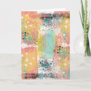 De Abstracte Verjaardag van Grunge van de Kaart