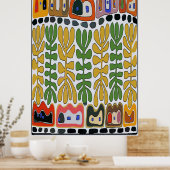 De Abstracte vliegvelden, New Orleans Poster (Keuken)