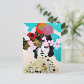 De Abstracte Vrouw Briefkaart (Staand voorkant)