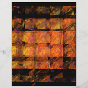 De Abstracte Wall Letterhead